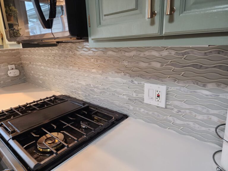 Backsplash Tile Installation